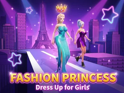 Xogo Fashion Princess Dress Up for Girls en liña