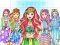 Xogo Girl Coloring Dress Up Games en liña