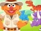 Xogo 123 Sesame Street: Ernie's Dinosaur Day Care en liña