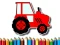 Xogo Easy Kids Coloring Tractor en liña