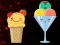Xogo Ice cream PUZZLES en liña