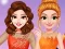 Xogo Princesses Ice Skating Dress Up en liña