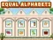 Xogo Equal Alphabets en liña