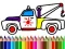 Xogo Back To School: Truck Coloring Book en liña