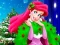 Xogo Ariel The Little Mermaid Christmas Dres Up en liña