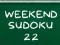 Xogo Weekend Sudoku 22 en liña