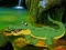 Xogo Crocodile Waterfalls Forest Escape en liña