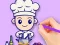 Xogo Coloring Book: Chef en liña