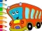 Xogo Coloring Book: Bus en liña
