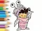 Xogo Coloring Book: Monster Costume Girl en liña