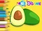 Xogo Coloring Book: Avocado Fruit en liña