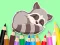 Xogo Coloring Book: Baby Raccoon en liña