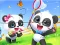Xogo Jigsaw Puzzle: Baby Panda Spring Outing en liña