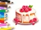 Xogo Coloring Book: Berry Cake en liña
