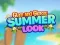Xogo Glam And Glossy Summer Look en liña