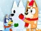 Xogo Jigsaw Puzzle: Bluey Christmas Snowman en liña