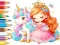 Xogo Coloring Book: Unicorn Secret Whisper en liña