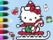 Xogo Coloring Book: Hello Kitty Christmas en liña