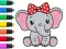 Xogo Coloring Book: Elephant en liña