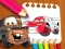 Xogo Cars Coloring Book en liña