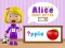 Xogo World of Alice First Letter en liña