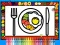 Xogo Color and Decorate Dinner Plate en liña