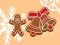Xogo Gingerbreadman Coloring en liña