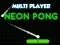 Xogo Neon Pong Multi Player en liña
