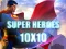 Xogo Super heroes 10х10 en liña