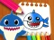 Xogo Baby Shark Coloring Book en liña