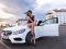 Xogo Girls and cars puzzle en liña