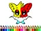 Xogo Cute Bat Coloring Book en liña