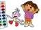 Xogo Dora The Explorer Coloring Book en liña