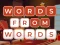 Xogo Words from Words en liña