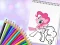 Xogo Cute Pony Coloring Book en liña