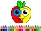 Xogo Back To School: Apple Coloring Book en liña