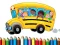 Xogo School Bus Coloring Book en liña