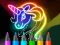 Xogo Learn to Draw Glow Cartoon en liña