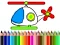 Xogo Back To School Helicopter Coloring en liña