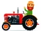 Xogo Cartoon Farm Traktors en liña