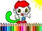 Xogo Back To School: Monkey Coloring en liña