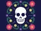 Xogo Colorful Skull Jigsaw en liña