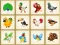 Xogo Birds Board Puzzles en liña