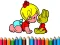 Xogo Back To School: Aby Girl Coloring en liña