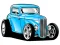 Xogo Hot Rod Coloring en liña