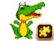 Xogo Aligator Puzzle en liña