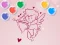 Xogo Bubble Shooter Valentine en liña