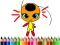 Xogo Back To School: Dotted Girl Coloring en liña