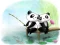 Xogo Pandas Slide en liña