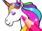 Xogo Unicorn Coloring Book Glitter en liña
